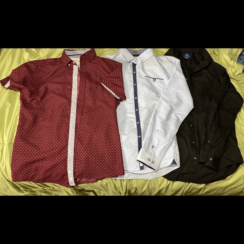 Men’s button up shirts